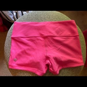 Lululemon hot pink shorts